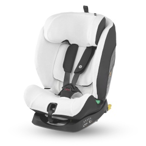 Husa pentru scaun auto Maxi-Cosi Titan S, din bumbac organic, alba, lavabila