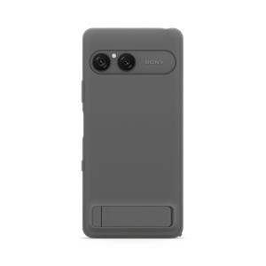 Husa pentru smartphone Sony Xperia 10 VIII, Grafit-Negru, cu suport integrat - Img 2