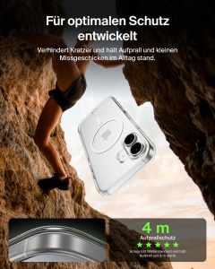 Husa telefon Belkin SheerForce Clear MagSafe iPhone 17 transparenta - Img 2
