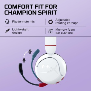HyperX Cloud Mini Wireless Alb - Img 5