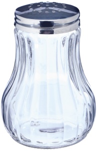 Ibili 755400 Dispenser pentru branza si zahar Transparent Corp din sticla
