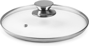 IBILI - 971612 - Capac din sticla, buton din otel inoxidabil, 12 cm, argintiu