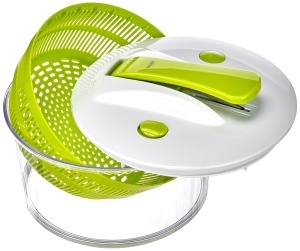Ibili Salatschleuder 24 cm Inox AlbVerdeArgintiu Functie Pedala - Img 2