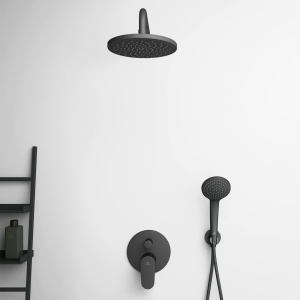 Ideal Standard Dus de mana cu 1 functie cu continut redus de aerosoli Idealrain B9402XG - O 10 cm pentru momente de dus incomparabile - in Negru Matase - Img 5