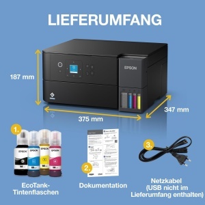 Imprimanta multifunctionala Epson EcoTank ET-2950, A4, WLAN, Duplex - Img 6