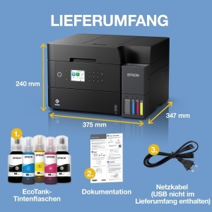 Imprimanta multifunctionala Epson EcoTank ET-3950 A4 Wi-Fi AirPrint duplex scanare si copiere - Img 7