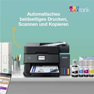 Imprimanta multifunctionala Epson EcoTank ET-4950 Wi-Fi Duplex Scanare Copiere Fax Timp indelungat de utilizare - Img 13