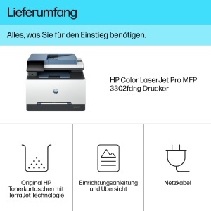 Imprimanta multifunctionala HP Color LaserJet Pro MFP 3302fdng imprimare fata-verso viteza mare securitate avansata - Img 5