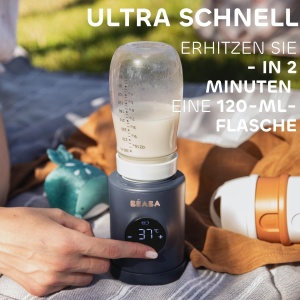 Incalzitor mobil pentru sticle BEABA Milk Nomad, 100W, USB-C, compact - Img 2