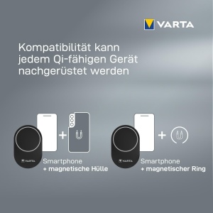 Incarcator auto wireless VARTA Mag Pro, 15 W, suport smartphone, negru - Img 9