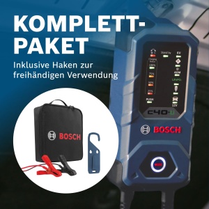 Incarcator baterii auto Bosch C40-Li, 5A, pentru 6V12V, rezistent la apa IP65 - Img 7