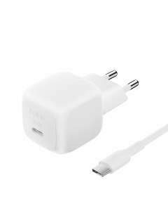 Incarcator compact Belkin BoostCharge 45W, USB-C, alb