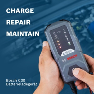 Incarcator de baterii BOSCH C30 pentru 6V si 12V, 3.8A, rezistent la apa - Img 2