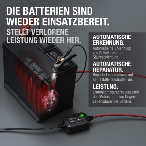 Incarcator de baterii NOCO GENIUS2, 2A, pentru auto si motociclete, 6V12V - Img 6