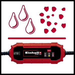 Incarcator inteligent Einhell CE-BC 1 M pentru baterii 6V si 12V protectie IP65 - Img 2