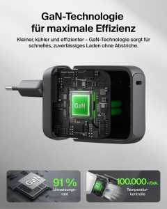 Incarcator rapid Belkin BoostCharge USB-C, 100W, compact, negru - Img 3