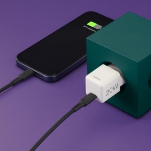 Incarcator rapid Hama 20W USB-C, alb, compact, ideal pentru iPhone - Img 6