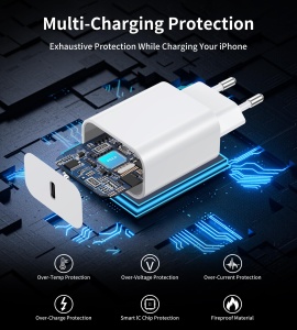 Incarcator USB C 20W BHHB pentru iPhone 1716151413 Pro Max, design compact - Img 4