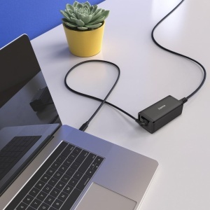 Incarcator USB C Hama 65W, universal, negru, pentru laptop si smartphone - Img 9