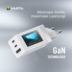 Incarcator VARTA High Speed 65W, 3 porturi USB, compact si usor - Img 6