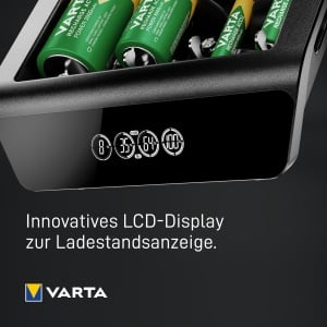 Incarcator VARTA LCD Universal pentru 4 baterii AAAAACD sau 1x 9V, 2600 mAh - Img 6