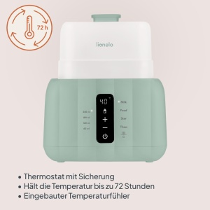 Incubator pentru sticle LIONELO Thermup Duo 6-in-1, pentru 2 sticle, sigur si eficient - Img 8