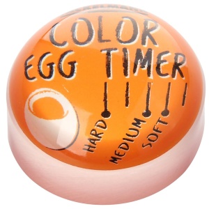 Indicator de gatit oua Fackelmann, OrangeAlbNegru, 4,5 x 3,1 cm - Img 2