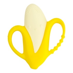 Infantino Lil Nibbles Bejring Silikon BPA-Free Texturat Pentru Dinti Sensibili