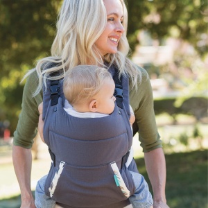 Infantino - Marsupiu pentru copii Cuddle Up - Design Fox - Ergonomic - Gluga de vulpe detasabila, calda - Pozitii multiple de transport - Reglabil - Confortabil - Usor de curatat - Pentru bebelusi de la 5,4 la 18 kg - Img 3
