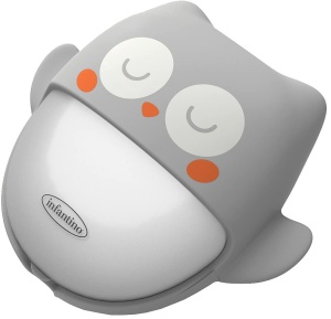 Infantino Nachtlicht 2-in-1 Owl Night Light Lampa de veghe copii reincarcabila 60h gri