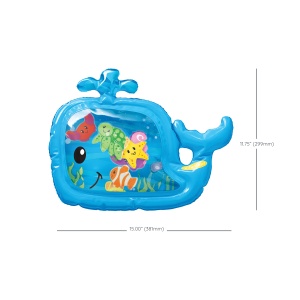 Infantino Pat Play Wassermatte pentru bebelusi - Joc senzorial cu 6 prieteni plutitori - Img 4