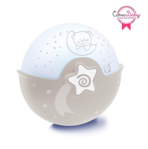 Infantino Proiector si Lumina de Noapte pentru Copii Gri Melodii si Senzori de Sunet - Img 8