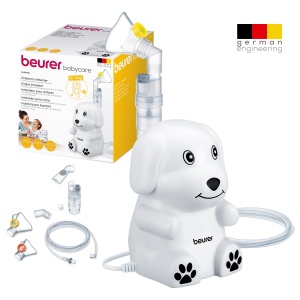 Inhalator pentru copii Beurer IH 24 cu design prietenos pentru copii pentru nebulizarea medicamentelor lichide, de la 6 luni, performanta ridicata de nebulizare si timp scurt de inhalare, masca din silicon pentru piele sensibila - Img 7