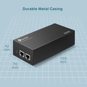 Injektor PoE TP-Link TL-POE170S, 2 Porturi Gigabit, 60W, Negru - Img 5
