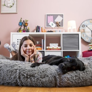 InnovaGoods Cloft Hundebett XXL Antistress Material Poliester Husa Detasabila - Img 4