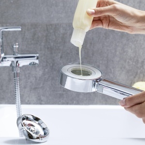 InnovaGoods Dozator 3 in 1 cu cap de dus dublu 2 moduri aromoterapie economisire apa asamblare usoara argintiu ABS - Img 8