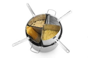 Insert HENDI Pastaeinsatz 15L Inox 1810 Compatibil cu Oale 831700 - Img 2