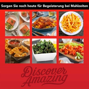 Instant Pot Duo Crisp + Air Fryer 11 in 1 Multicooker electric 7.6 L - Oala sub presiune, Friteuza cu aer, Aragaz lent, Abur, Deshidratator cu gratar, Pastrati la cald si coaceti, otel inoxidabil - Img 7