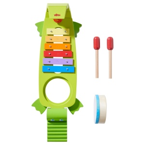 Instrument muzical HABA 302566 - Crocodil cu 4 instrumente sonore - Img 2
