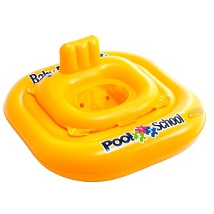 Intex 56587EU - Float cu Sediu pentru Piscina, Galben, 79x79 cm