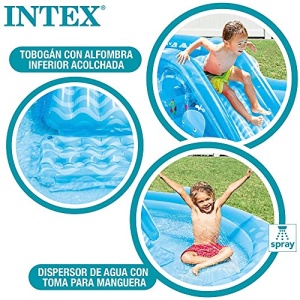 Intex 57176NP - Centru de joaca gonflabil balena vinil albastru 373x234x99 cm - Img 3