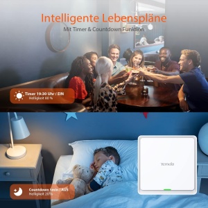 Intrerupator Inteligent Tenda SS3, 2.4 GHz, Dimmabil, Control Vocal - Img 6