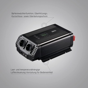 Inversor de tensiune AEG 600 W, 12 V DC la 230 V AC, cu control prin aplicatie - Img 3