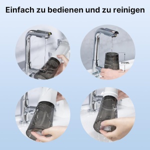 Irigator oral TUREWELL, 310ML, 5 moduri, 4 duze, IPX7 - Img 7