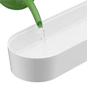 Jardiniera cu sistem de irigare WMF Gourmet, 3 piese, 36x12,5x12,5 cm, alba - Img 6