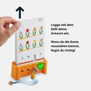 Joc de logica HABA Logic CASE Starter Set 4, 77 carti de puzzle, pentru copii - Img 3