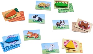 Joc de societate HABA Futter Mich, pentru 1-5 jucatori, 5 figurine din lemn, ab 2 ani - Img 3