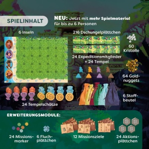 Joc de societate HABA Karuba pentru 2-4 jucatori, strategii in jungla, 8 ani - Img 4