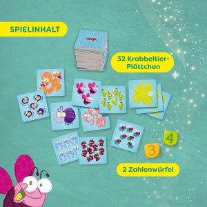 Joc educativ HABA 3 4 Krabbeltier - invatare matematica pentru copii - Img 6