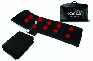 Jocca - Saltea de masaj pliabila | Covoras electric de masaj 4 zone | Geanta inclusa | Saltea de masaj 10 motoare | Intensitate reglabila